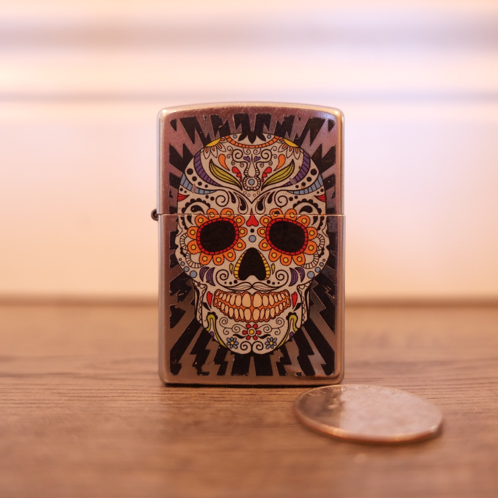 Zippo 207 Lightning Sugar Skull 2019