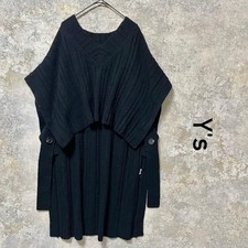 USED Y'S OLD WISE MODIFIED KNIT VEST BY YOHJI YAMAMOTO ACCEPTABLE