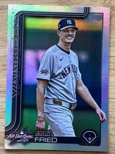 Max Fried All Star Foil 2025 Topps #ASG-26 Yankees MLB Pitcher Baseball Insert