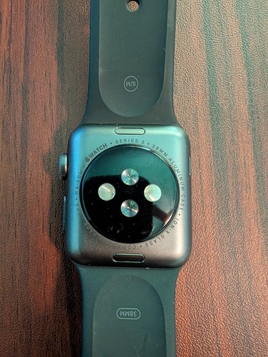 Apple Watch Series 3 GPS 38mm 8Go Gris Sidéral Noir *Testée, très bon état* - Photo 4 sur 11