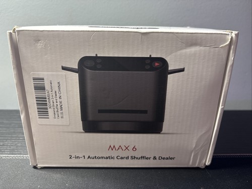 Max 6 2-in-1 Automatic Card Shuffler & Dealer