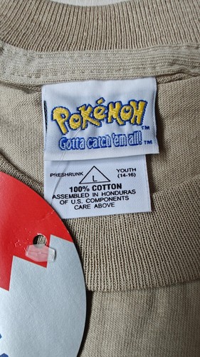 Vintage Pokemon Ash & Team Rocket 1999 Nintendo T-Shirt Size Youth Large RARE - Picture 7 of 13