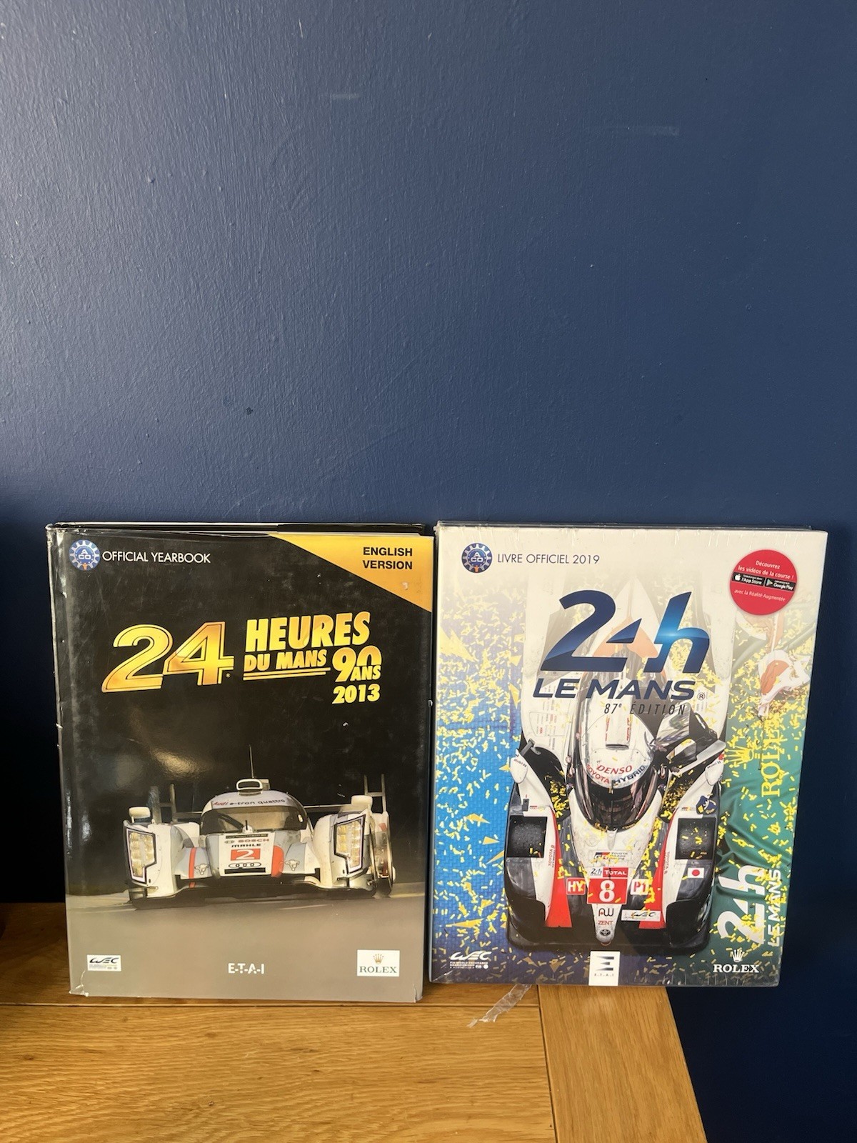 24 HOURS LE-MANS YEARBOOK 2013(ENGLISH) + 2019 (FRENCH) NEW BUT READ DESCRIPTION