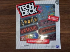 🛹 TECH DECK Finger Skateboard SK8SHOP BONUS PACK set of 6 REVIVE BOARDS 🛹