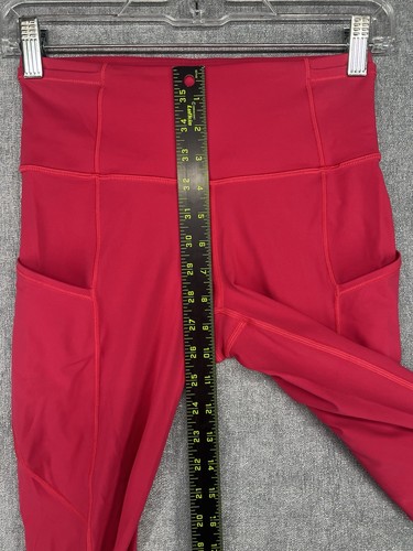 Lululemon Women’s Legging Fast Free High-Rise Legging 19” Sz 4 Pink LW6AKH - Picture 10 of 13