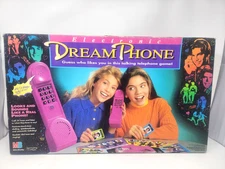 Electronic Dream Phone 90’s Milton Bradley Board Game - Works! - Missing 2 Cards