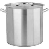 Edelstahl Kochtopf Hoch MIT Deckel 40X40 50L