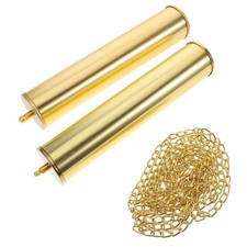  1 Set elegante hohle Metalluhr Pendel Standuhren mechanische Uhr Eisenkette