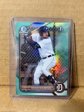 2022 Bowman - Chrome Prospects Roberto Campos #BCP-14 Aqua Refractor /125 (RC)