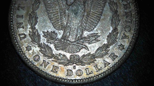 1886 - S Morgan Silver Dollar, VF, Semi-Key Date, $1 #646 - Picture 4 of 12