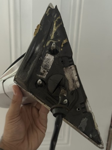 2006-2008 Cadillac Dts Driver Left Side View Power Door Mirror Silver - Picture 4 of 10