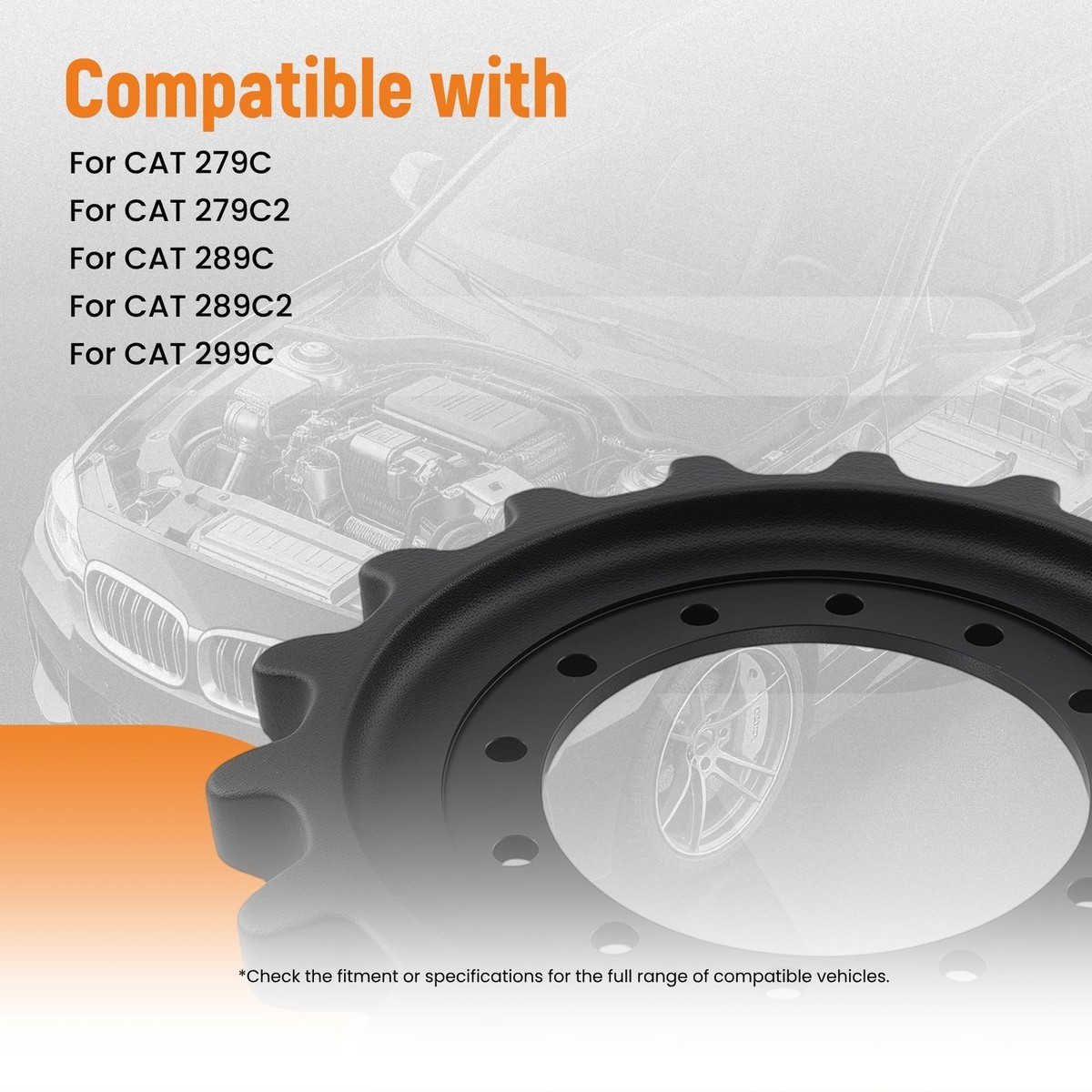 Track Drive Sprocket for CAT 279D3 289D3 299D3 Skid Steer 304