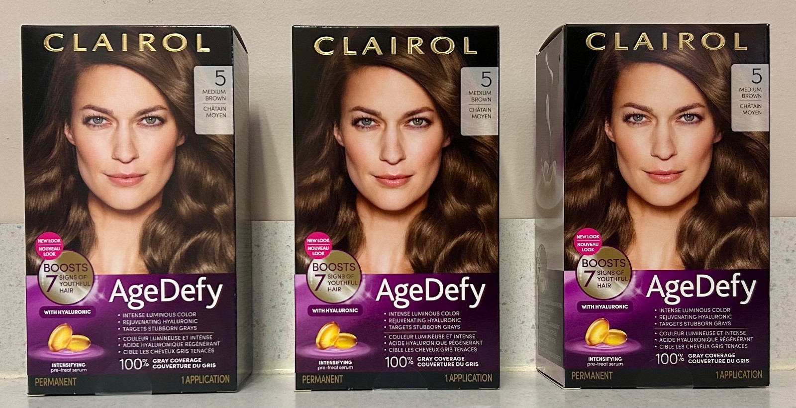 Dye #5 Medium Brown Lot Of 3