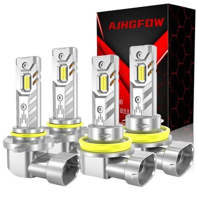 For Scion XB 2008-2015 Combo 4X 9005 H11 LED Headlight Bulbs High Low Beam 6500K