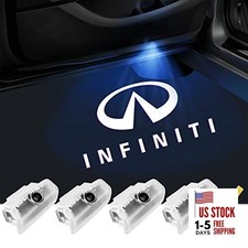 No Fade Car Door Lights Logo Compatible with Infiniti, LED Welcome IF-4pcs