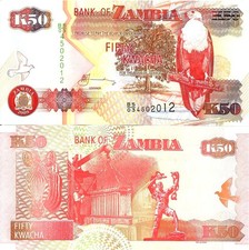 Zambia 50 kwacha 2009 P-37h UNC