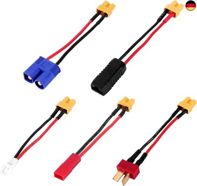 INJORA XT30 auf JST-RCY JST PH2.0 TRX-4M T-Style EC3 Batteriekabel Adapter