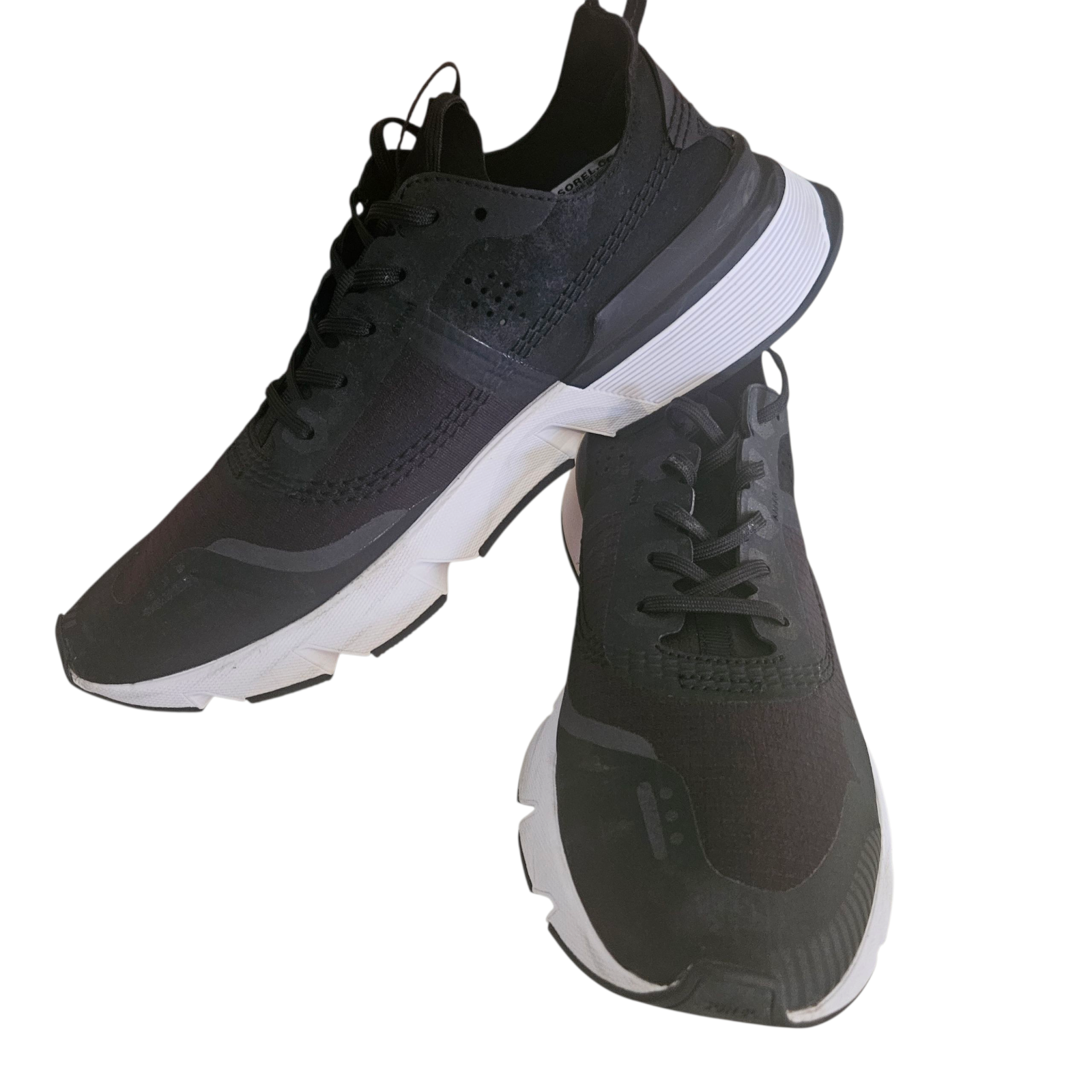 SAOLA Sorel Kinetic Rush Ripstop Sneakers Uomo TG 9 5 Nero Lacci Palestra Escursione Viaggio