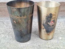 2 Becher Pokal Trinkgef&auml;&szlig;  ADAC Ortsgruppe Coburg 1955+ MSC 1968