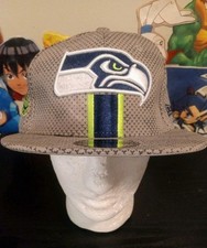 New Era 9fifty NFL Seattle Seahawks Mesh Canvas Snapback Hat  2025 Football 