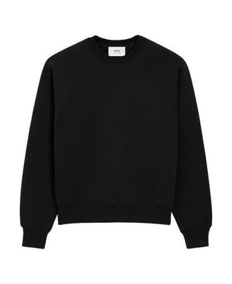 AMI Baumwoll Sweatshirt USW757 747 001 160630035 [U]