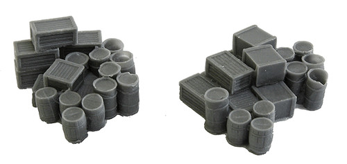 Bar Mills N cajas y barriles surtidos sin pintar 2 grupos grandes 1001 | Zustand: New