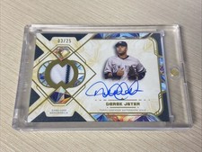 2025 Topps Diamond Icons Derek Jeter Auto Jersey Relic #'d /25 Yankees HOF