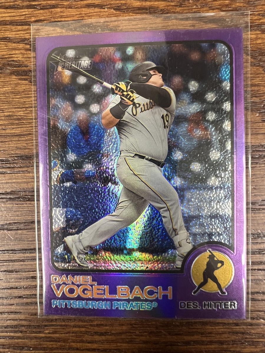 2022 Topps Heritage #699 Daniel Vogelbach Chrome Purple Refractor
