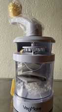 White Spiralizer Vegetable Slicer 4-in-1 Rotating Blades NO BOX