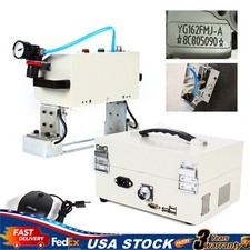 Pneumatic Metal / Dot Peen Marking Machine Vin Code Number Engraving Machine