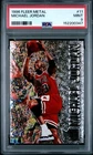 1996 FLEER METAL #11 MICHAEL JORDAN PSA 9