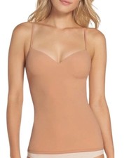 NWT HANRO Allure Camisole Built -In -Bra Nude Comfort/Soft 34B
