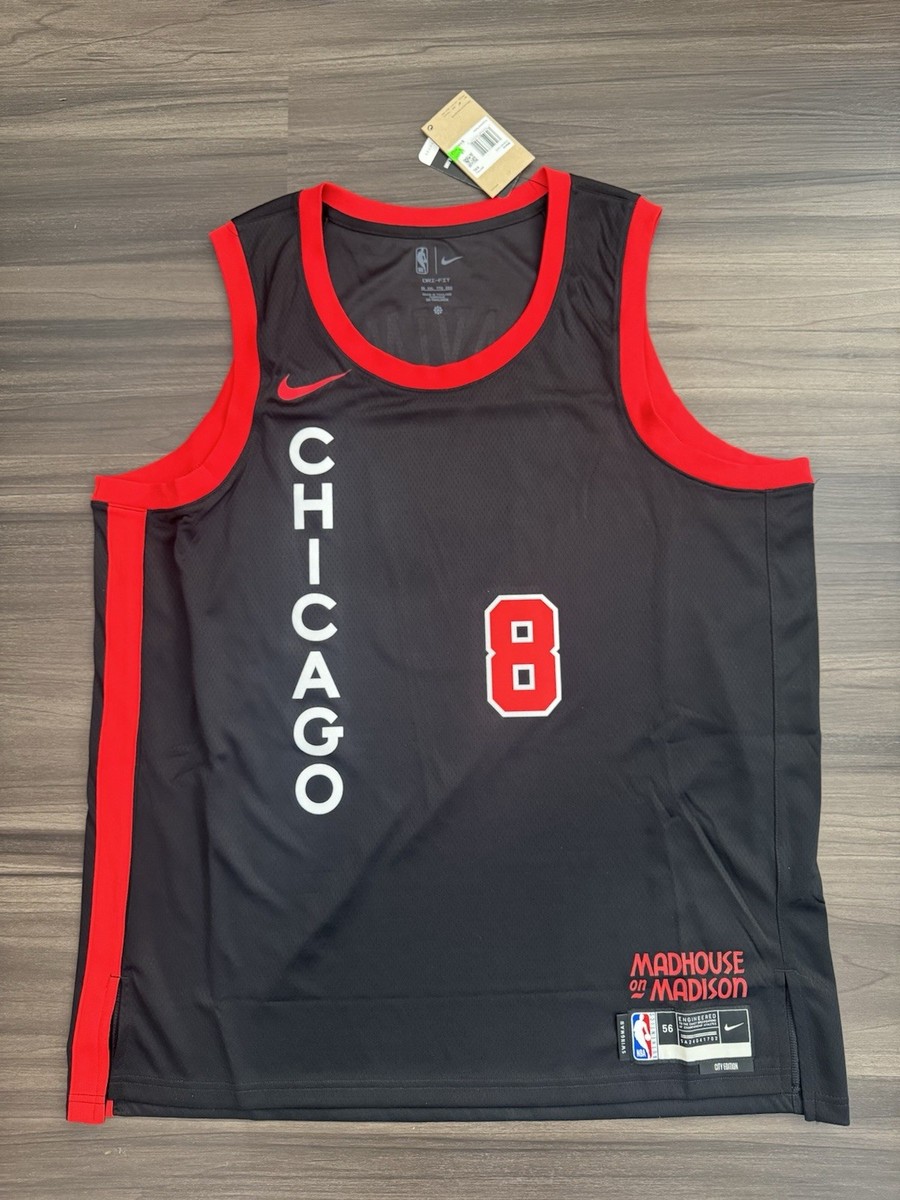 Nike Zach Lavine Chicago Bulls City Edition Madhouse On Madison