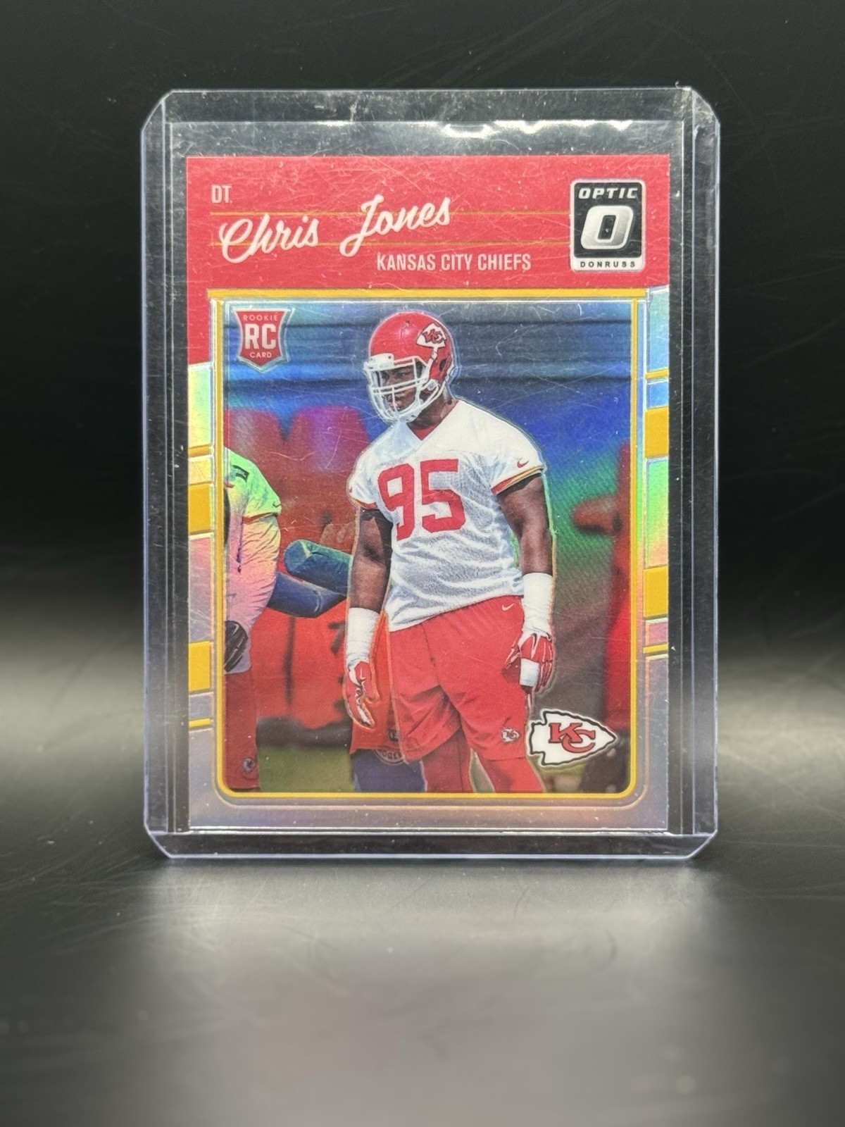 2016 Donruss Optic Chris Jones RC Holo Rookie #109 Chiefs
