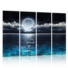Stylish Acoustic Panels - 8 Pack Decorative Soundproof Wall Art, 12"x16