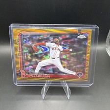 2025 Topps Chrome Update-#USC191 Arnoldis Chapman Gold Raywave /50 