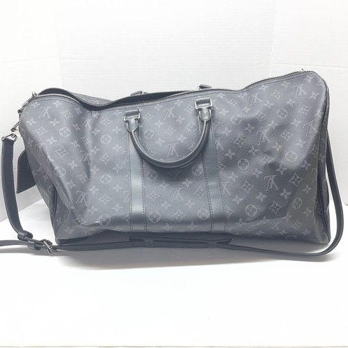 LOUIS VUITTON KEEPALL BANDOULIERE 50 MONOGRAM ECLIPSE TRAVEL BAG (CMP126917)