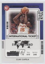 2021-22 Panini Contenders International Ticket Clint Capela #11 0o6v