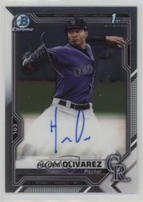 2021 Bowman Chrome Prospect Auto Helcris Olivarez #CPA-HO Auto 6fs