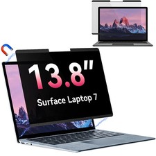 Magnetic Privacy Screen for Microsoft Surface Laptop 7 13.8 Inch, Removable Anti
