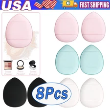 8 Pcs Set Bagged Foundation Sponge Blender Blending Puff Flawless Smooth