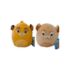 NEW 2 Original Squishmallows Disney's The Lion King Nala And Simba Stuffed Plush