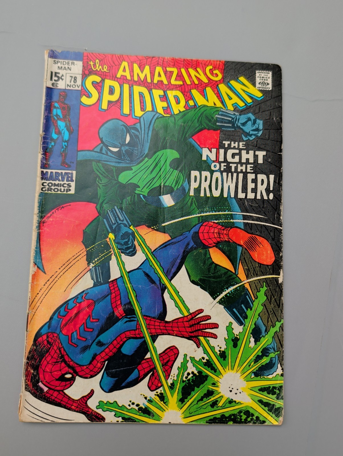 Amazing Spider-Man #78 Marvel Comics 1969 - 1st App of the Prowler - Key