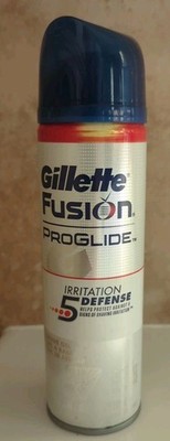 New Gillette Fusion Shave Gel 7oz ProGlide  5 Irritation Defense Rare HTF