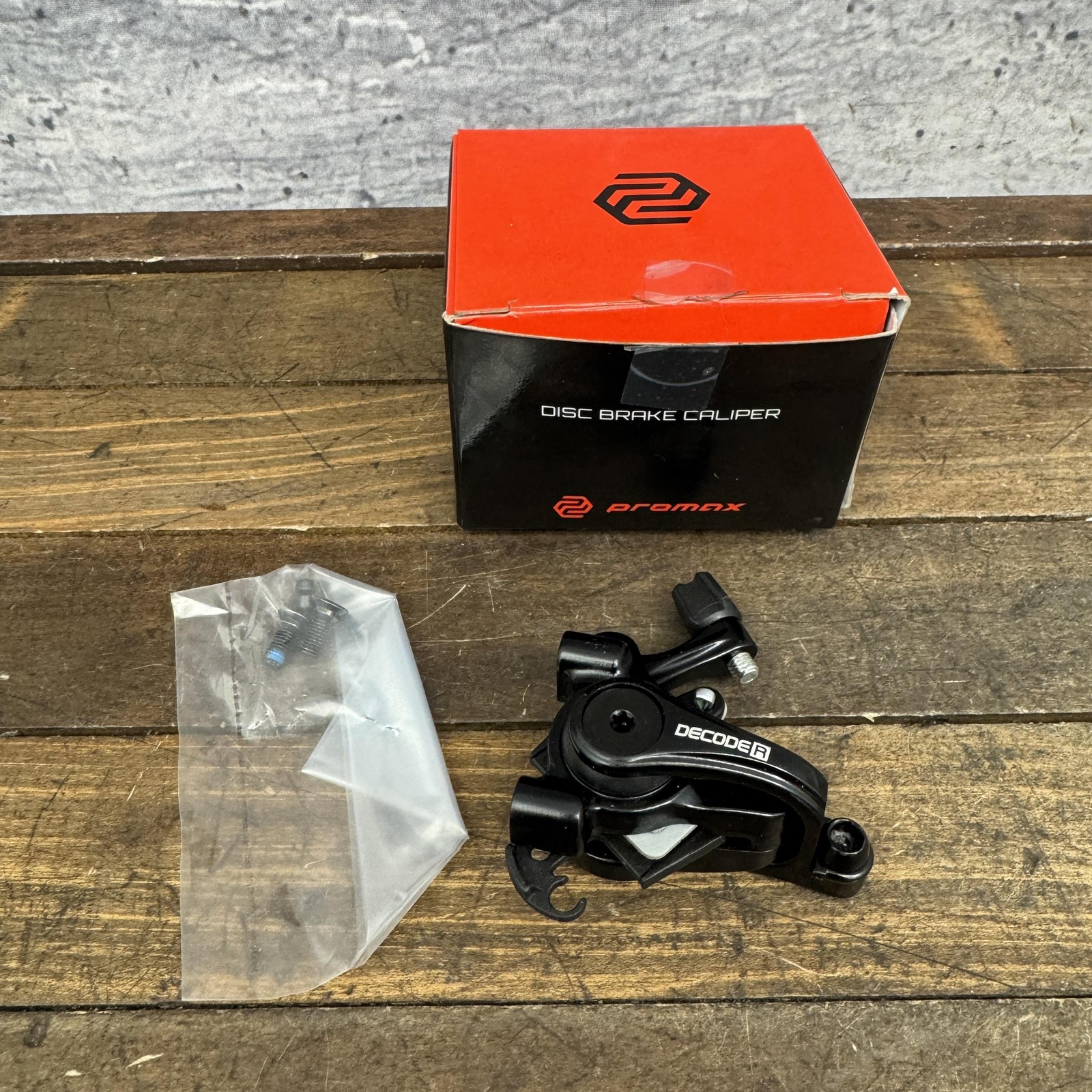 PROMAX Decode R DSK-718R Mechanical Disc Brake Caliper Black Road Bike F/R
