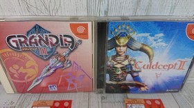Dreamcast Grandia II & Culdcept Second Set - Japanese Version w/Obi Games USED