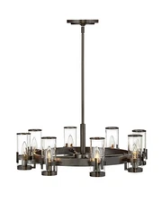 Hinkley Lighting - Eight Light Chandelier - Chandelier - Reeve - 8 Light Medium