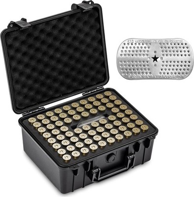 75 Rounds Shotgun Shells Case - Travel Safe/Mil Spec/Waterproof Ammo Box - for 1