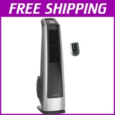 High Velocity Oscillating Tower Fan 35" with Remote & Timer - Silver/Black