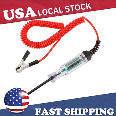 Circuit Tester Probe Light Voltage Pen Detector 3-48V Electric Car Fuse Test